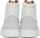 Common Projects White Cracked Leather High Sneakers
