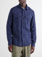 Orlebar Brown - Colburn Linen Shirt - Blue