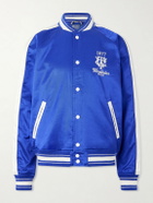 Polo Ralph Lauren - Wimbledon Cotton-Blend Woven Bomber Jacket - Blue