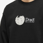 Dime Men's pedia Crew Sweat in Black