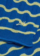 Damson Madder Silvia Cotton and Wool-blend Jumper Blue