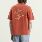 Drôle de Monsieur Men's Esquisse Slogan T-shirt in Red