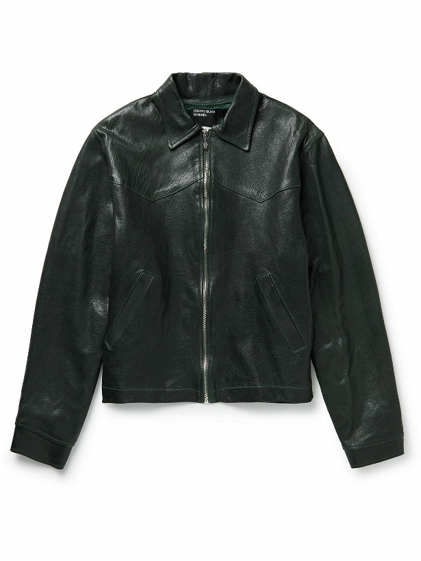 Photo: Enfants Riches Déprimés - Leather Jacket - Green
