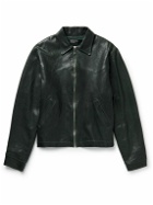 Enfants Riches Déprimés - Leather Jacket - Green