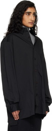 Y-3 Black Cotton Long Sleeve Shirt