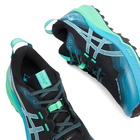 Asics GEL-TRABUCO 12 Sneakers in Black/Bright Cyan