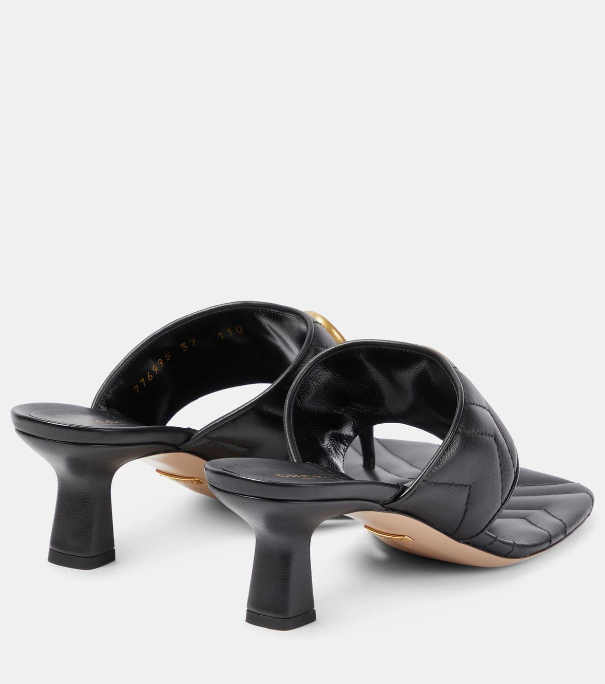 GUCCI Marmont GG レザー＆ラフィア スライドサンダル GUCCI Marmont GG leather and raffia slides | NET-A-PORTER
