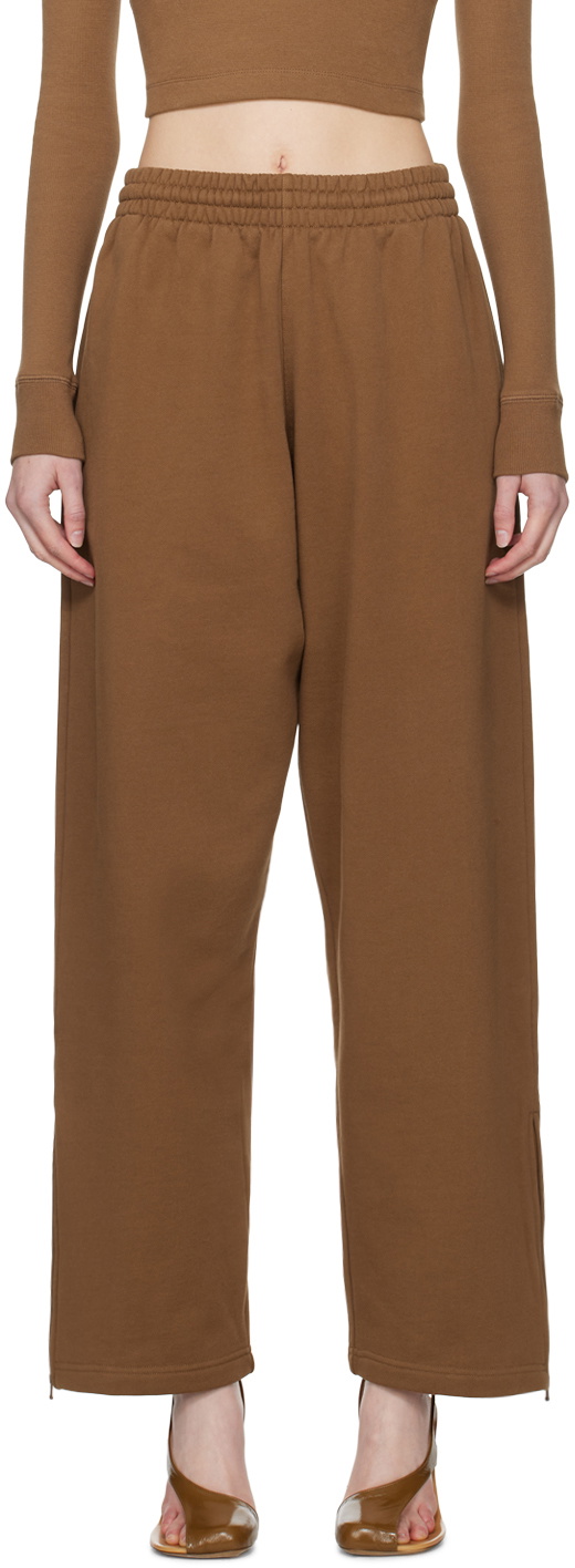 WARDROBE.NYC Brown Hailey Bieber Edition HB Lounge Pants
