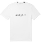 Givenchy - Slim-Fit Logo-Print Cotton-Jersey T-Shirt - White