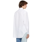 Maison Margiela White Logo Poplin Shirt