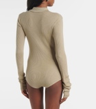 The Frankie Shop Solana wool, silk, and cashmere bodysuit