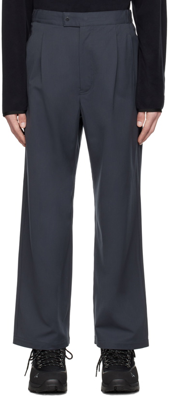 Photo: Goldwin 0 Gray Pleated Trousers