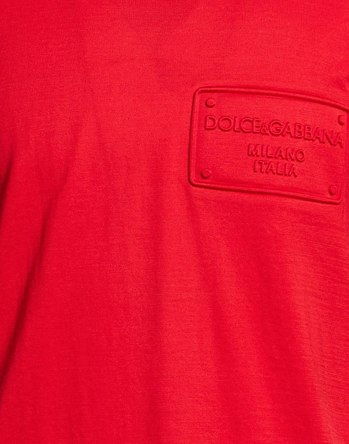 Dolce & gabbana Mens T-shirt in Red