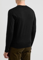 DSQUARED2 Logo-appliqué Wool Jumper Black