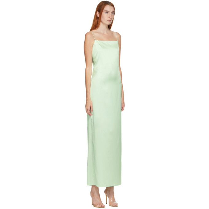 Helmut Lang SSENSE Exclusive Green Silk Slip Dress Helmut Lang Helmut Lang SSENSE Exclusive Green Silk Slip Dress Helmut Lang
