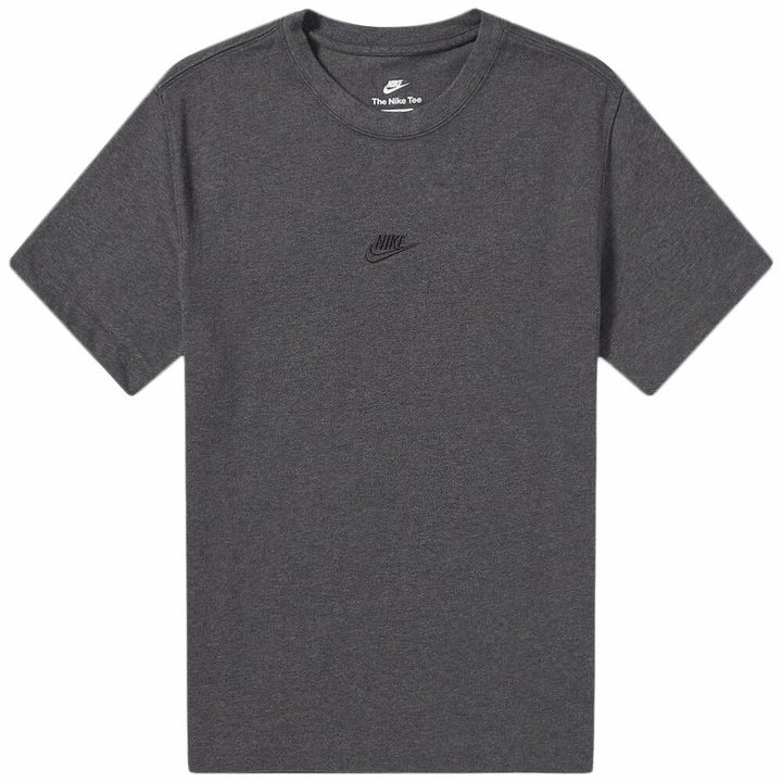 Photo: Nike Men's Premium Essential Boxy T-Shirt in Medium Ash/Heather/Black