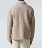 Kiton Suede field jacket