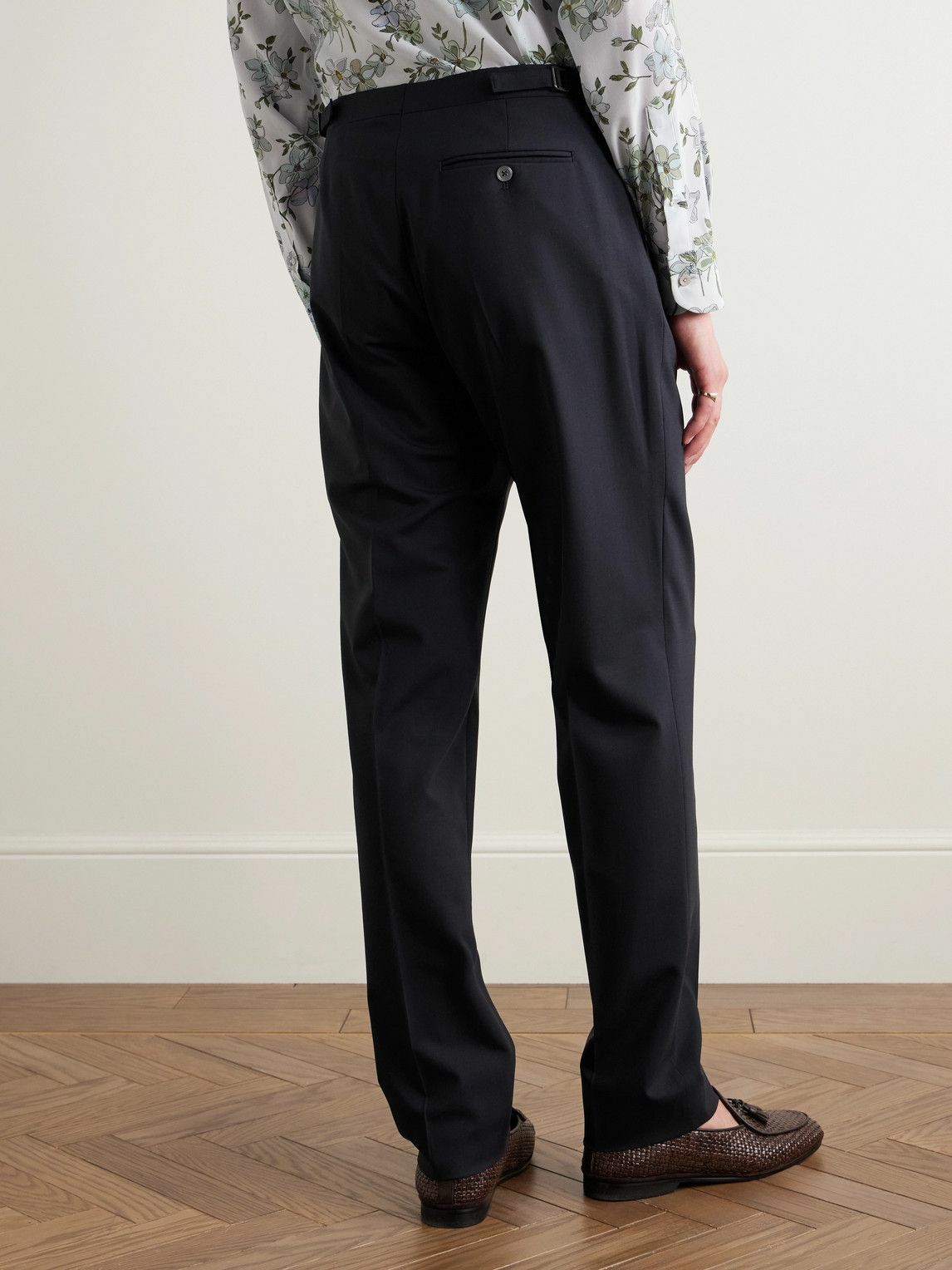 Favourbrook - Slim-Fit Wool-Blend Suit Trousers - Blue