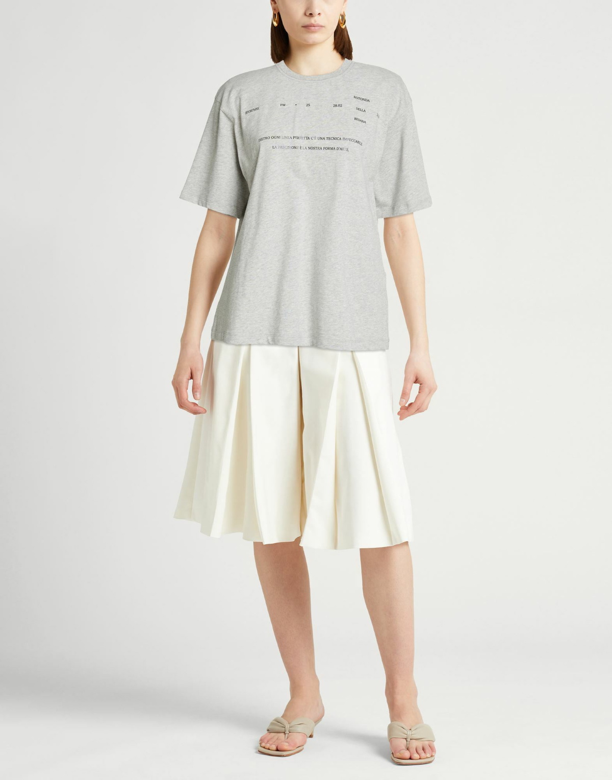 Sportmax Womens T-shirt in Grey