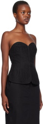 Mame Kurogouchi Black Embroidered Camisole