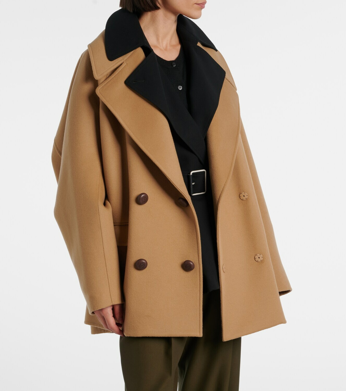Loewe Oversized wool peacoat