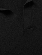 Rag & Bone - Johnny Cotton-Blend Terry Polo Shirt - Black