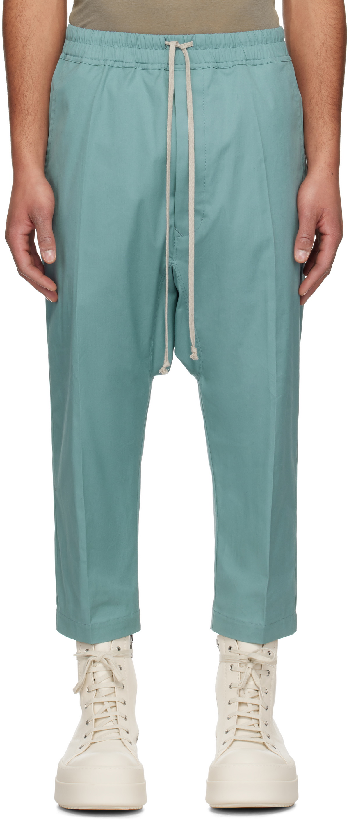 （Pa_sk）RickOwensDRAWSTRING CROPPED RICK OWENS - PANTS - Rick Owens