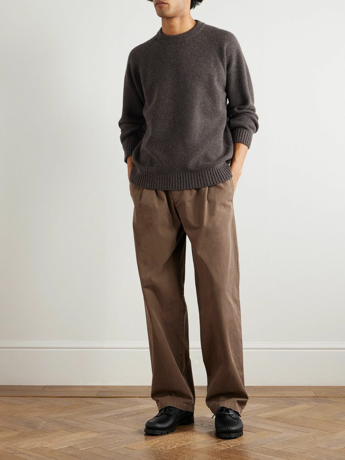 ATON - Wool Sweater - Brown