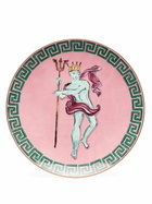 GINORI 1735 X Luke Edward Hall Pink Il Viaggio Di Nettuno Porcelain Charger Plate
