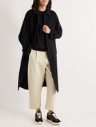 Auralee - Wool and Cashmere-Blend Coat - Black