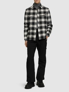 MONCLER GRENOBLE Gelt Check Cotton Shirt Jacket