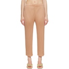 PLEATS PLEASE ISSEY MIYAKE Pink Monthly Colors June Trousers