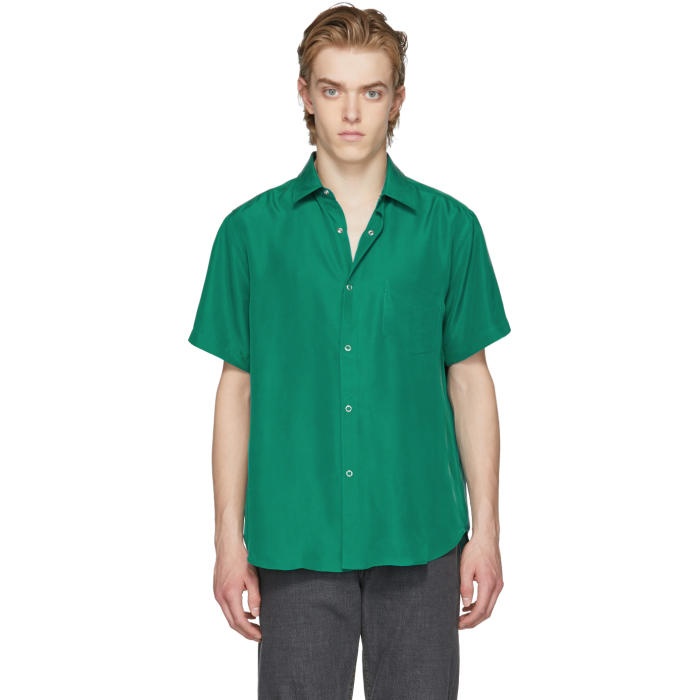 Photo: Cobra S.C. Green Short Sleeve Silk Model One Shirt