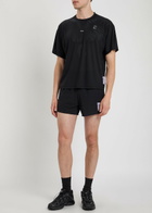 Satisfy Space-o 5 Perforated Stretch-jersey Shorts Black