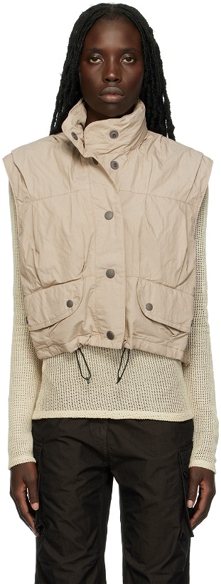 Photo: Our Legacy Beige Exhale Puffer Vest