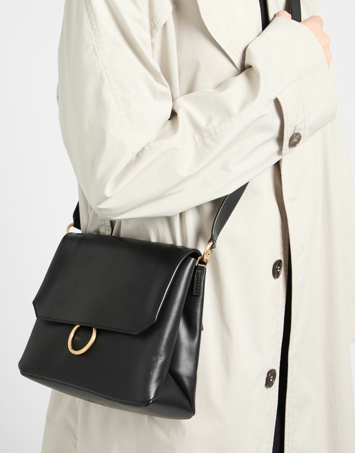 Rag & Bone Womens Cross-body bag in Black