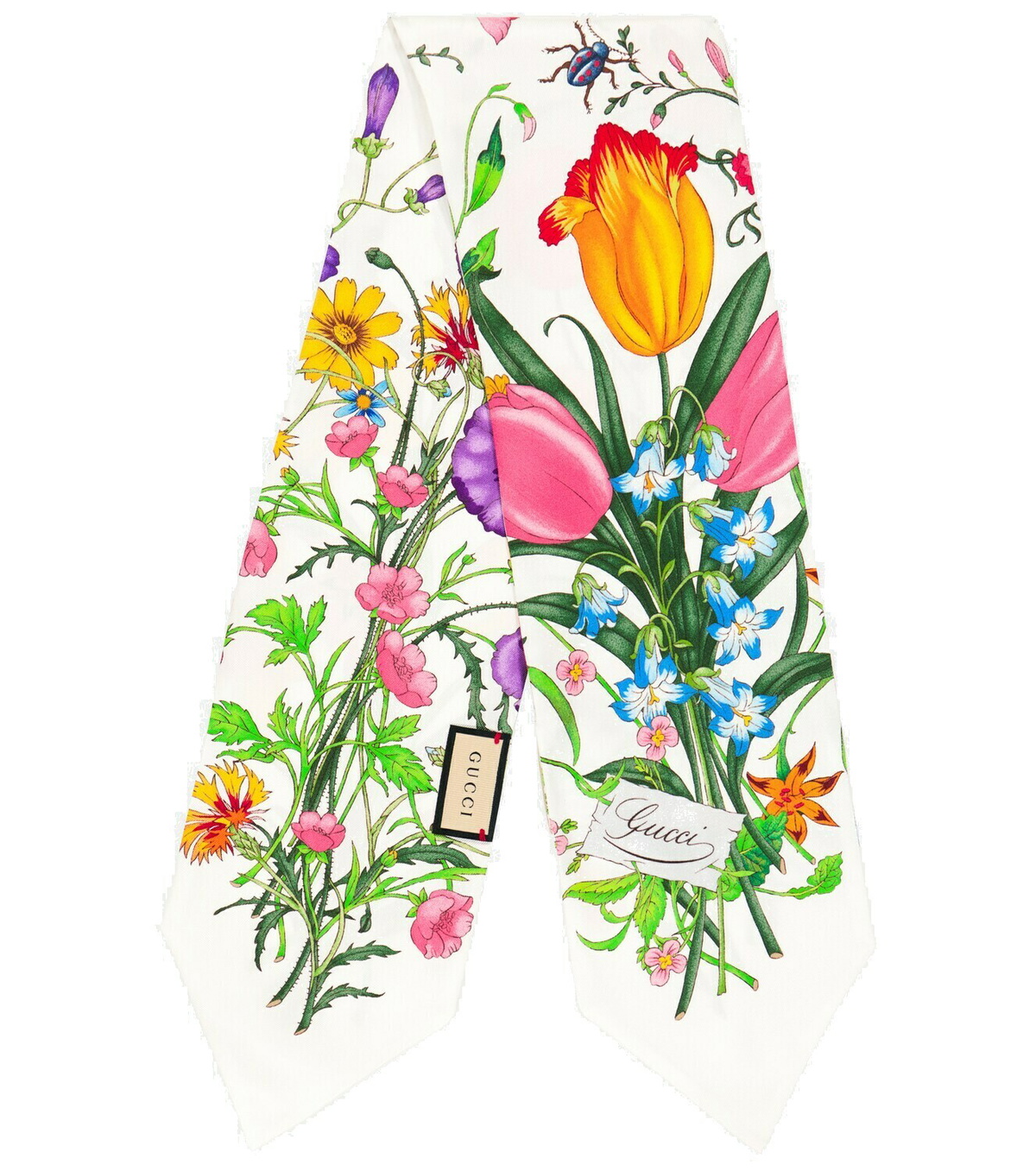 Gucci Floral silk scarf Gucci
