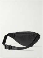 Master-Piece - Slant Leather-Trimmed Recycled CORDURA® ECO Belt Bag
