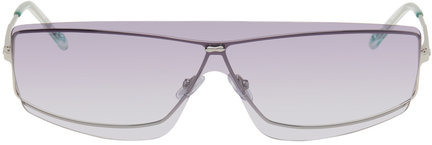 Isabel Marant Silver Show Shield Sunglasses
