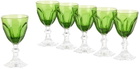 Mario Luca Giusti Green Dolce Vita Water Glass Set, 6 pcs