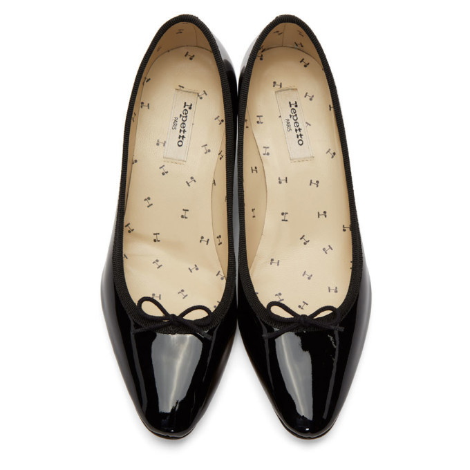 Repetto Black Patent Nastasia Heels