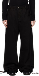 Ann Demeulemeester Black Olan 5 Pocket High-Comfort Jeans