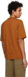 ZEGNA Brown Printed T-Shirt
