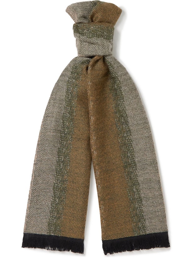 Photo: Missoni - Fringed Wool and Cotton-Blend Scarf