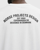 Norse Projects Simon Organic Arch Print Tee White Mens Shortsleefe