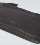 Zegna Secondskin leather toiletry bag