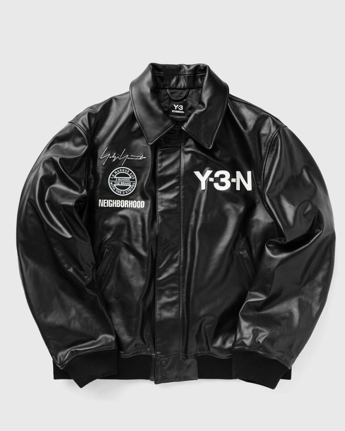 Y-3 X NEIGHBORHOOD BOMBER Black Mens Bomber Jacket