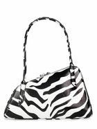 THE ATTICO - Sunrise Zebra Print Leather Shoulder Bag