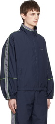 PALMER Navy Nylon Jacket