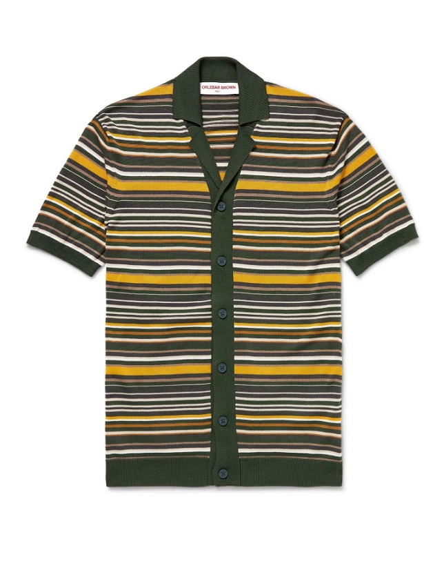 Photo: Orlebar Brown - Coleman Camp-Collar Striped Cotton Shirt - Multi